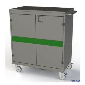 Carro para Transporte de Material Esterilizado em Inox com 5ª Roda LI 1572